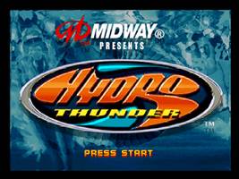 Hydro Thunder Title Screen